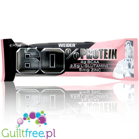 Weider 60% Protein Bar Strawberry & Yoghurt 45g