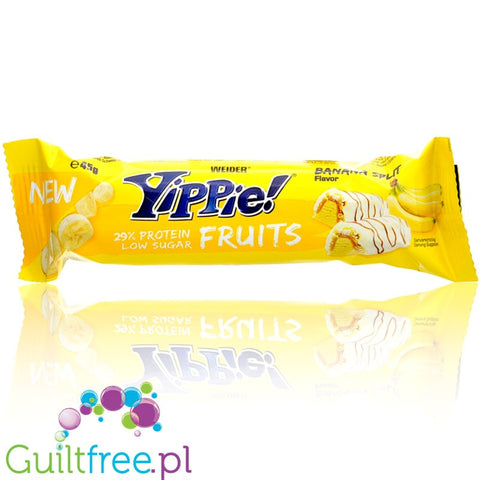 Weider Yippie! Bar Fruits, Banana Split 45g