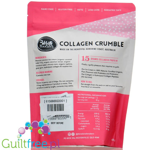 3 Broth Makers Coco Raspberry Collagen Crumble