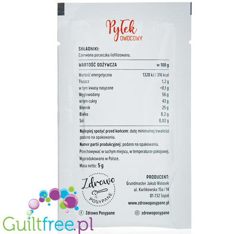 Zdrowo Posypane, Redkcurrant - lyophilised fruit powder, 100% fruits