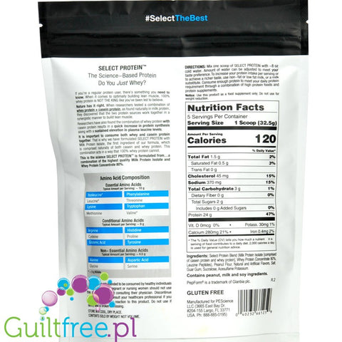 PEScience Select Protein (2lbs) Peanut Butter Cookie 163g