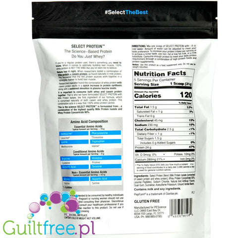 PEScience Select Protein (2lbs) Gourmet Vanilla 155g