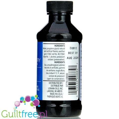 LorAnn Oils Bakery Emulsion, Blueberry  4 fl oz.