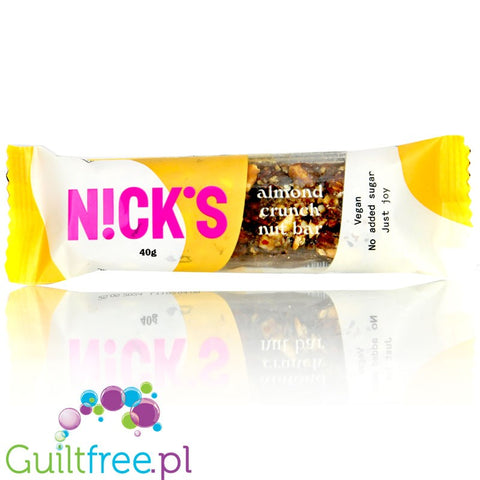 N!CK'S Almond Crunch Nut Bar 40g