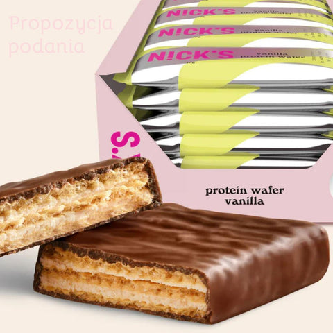 N!CK'S Nick's Protein Waffer, Vanilla 