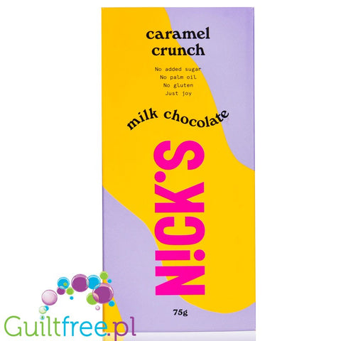 N!CK'S Nicks Milk Chocolate Caramel Crunch 75g