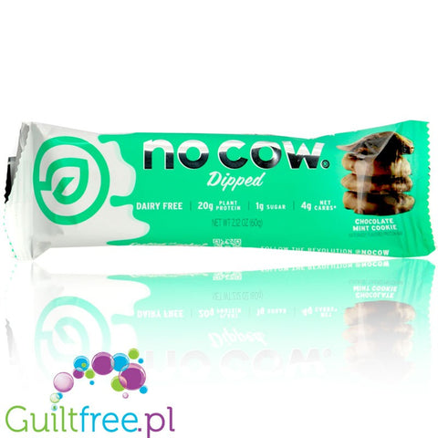 No Cow Bar Dipped, Chocolate Mint Cookie