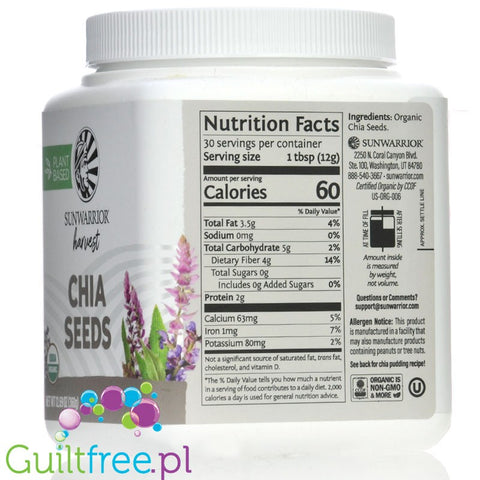 Sunwarrior Chia Seeds 360g