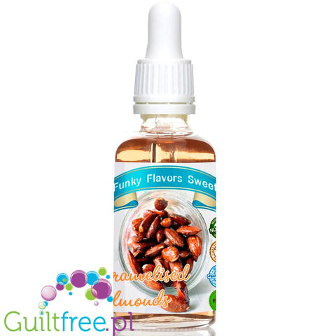 Funky Flavors Sweet Caramelised Almonds - sweetened, liquid, sugar & fat free food flavoring
