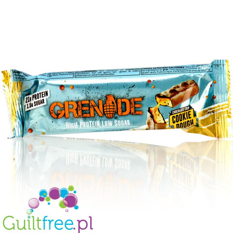 Grenade Carb Killa Cookie Dough, baton białkowy z ksylitolem, Ciasteczka & Czekolada