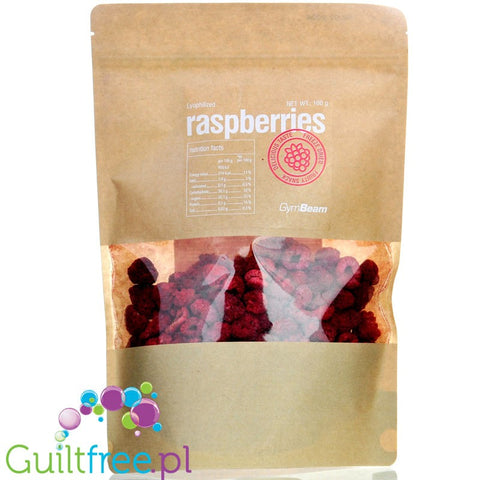 GymBeam Lyophilized Raspberries 100g