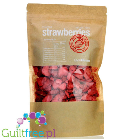 GymBeam Lyophilized Strawberries 100g