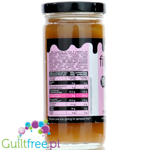 FitPrn Confettura Extra Zero Mela&Cannella 37kcal - apple&cinnamon fruit spreads, sugar free