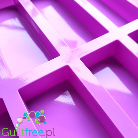 Silicone mold for homemade protein bars, 8 bars