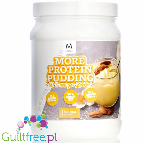 More Nutrition Protein Pudding Neutral - budyń proteinowy 24g białka, bez cukru i słodzików