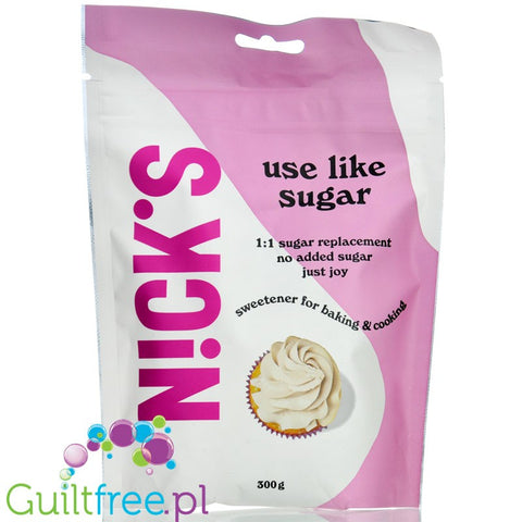 N!CK'S use like sugar 300g - sweetener erythritol & xylitol