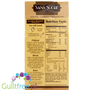 Sans Sucre No Sugar Added Blondie Mix with Stevia