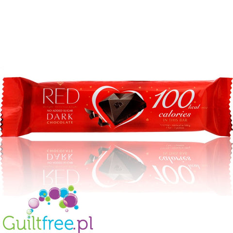 RED Delight Ciemna Czekolada bez cukru, baton tylko 100kcal