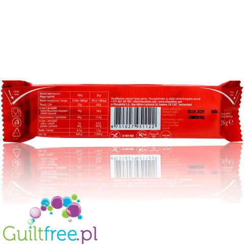 RED Delight Ciemna Czekolada bez cukru, baton tylko 100kcal