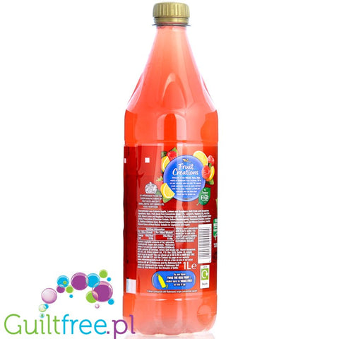 Robinsons Fruit Creations Zingy Lemon & Raspberry Squash No Added Sugar 1 Litre
