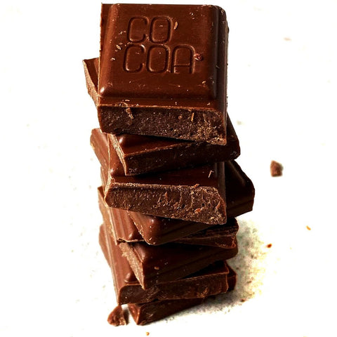 RAW COCOA Keto Focus Chocolate 40g - bio dark with guarana and matcha sweetened with erythritol