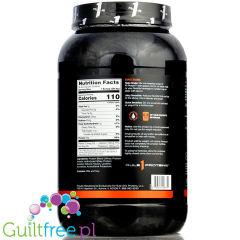 Rule1 R1Protein (2,5lbs) Vanilla Crème