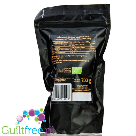 Cocoa Keto Organic Cocoa Butter 100%