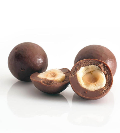 RAW COCOA Hazelnuts in Coconut Mylk Keto Chocolate - orzechy laskowe w keto czekoladzie kokosowej
