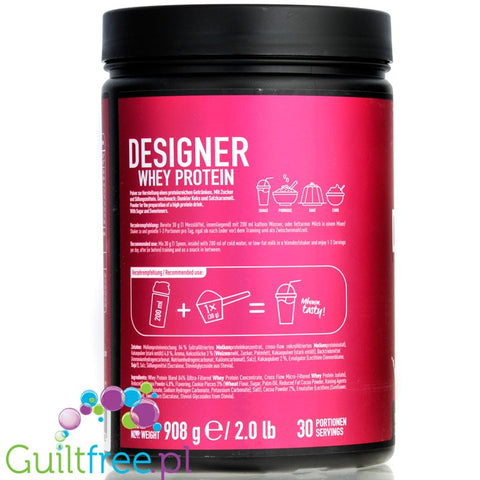 ESN Designer Whey Dark Cookie & Salted Caramel 0,9KG - WPI, WPH i WPC, odżywka o smaku Ciemne Ciasteczko I Solony Karmel
