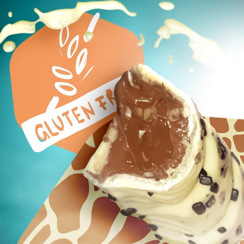 Go Fitness Ono Bar Kiddy Proteino - bezglutenowy wafelek a la Bueno w czekoladzie z mlecznym kremem, 10g białka