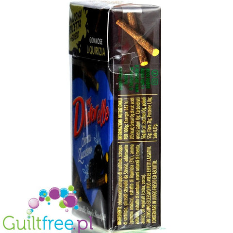 Dietorelle Gommose Liquirizia BOX - wegańskie lukrecjowe żelki bez cukru ze stewią