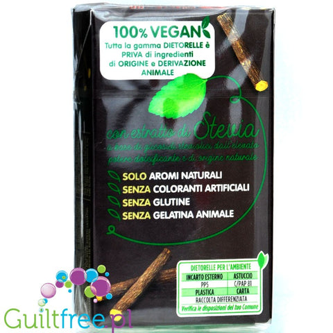 Dietorelle Gommose Liquirizia BOX - wegańskie lukrecjowe żelki bez cukru ze stewią