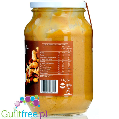 ButtaNutt Peanut Butter 1KG - pure peanut butter 100% RPA