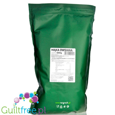 Targroch czysta mąka owsiana 1kg - wysoka zawartość błonnika pokarmowego