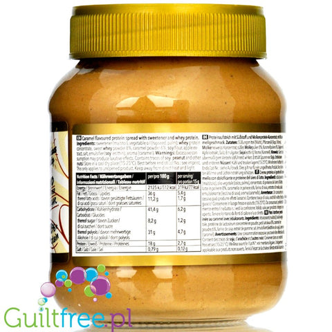 Nano Ä Spread Caramel - proteinowy krem karmelowy bez cukru z WPI