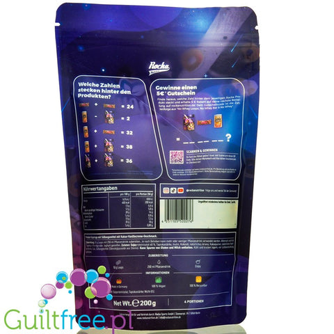 Rocka Nutrition No Whey Loops Cookies & Cream - vegan protein breakfast cereals 35g protein with stevia