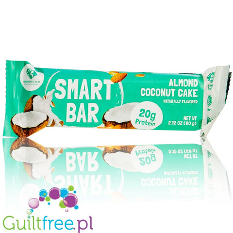Women's Best Smart Bar Almond Coconut Cake - baton proteinowy 20g białka z naturalnymi aromatami