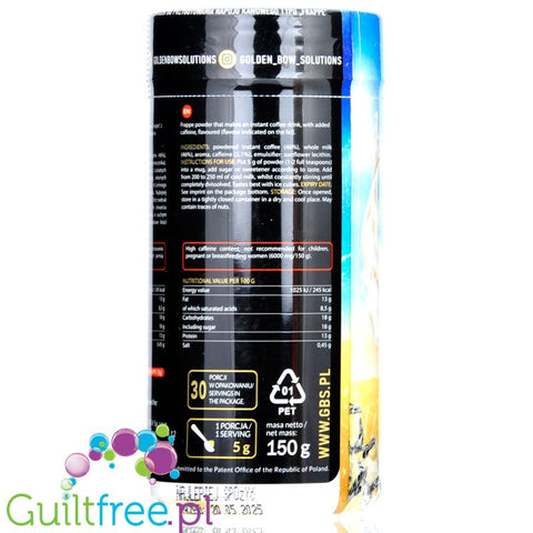 GBS Angel's Touch Frappe raspberry ice cream with cranberries - instant coffee with extra caffeine