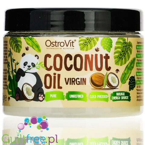 OstroVit Coconut Oil Extra Virgin 0,4KG - nierafinowany olej kokosowy