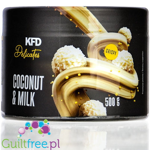 KFD Delicates Crispy Coconut Milk - mleczno-kokosowy krem z chrupkami ryżowymi