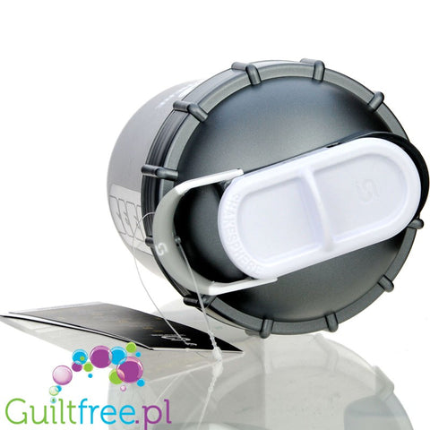 Shakesphere Tumbler View 700ml Gun Metal  - protein shaker with a spherical bottom, no sediments shape