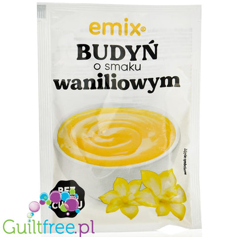 Emix Budyń Wanilia - budyń bez cukru o smaku waniliowym
