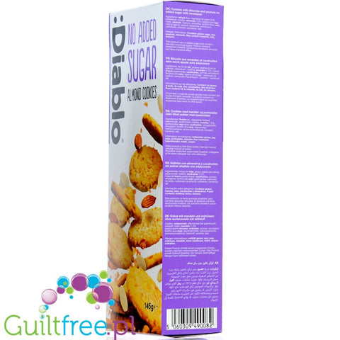 Diablo Almond Cookies 145g with no added sugar