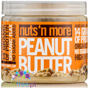 Nuts' n More Peanut Butter No Sugar Added with Xylitol and Whey Protein