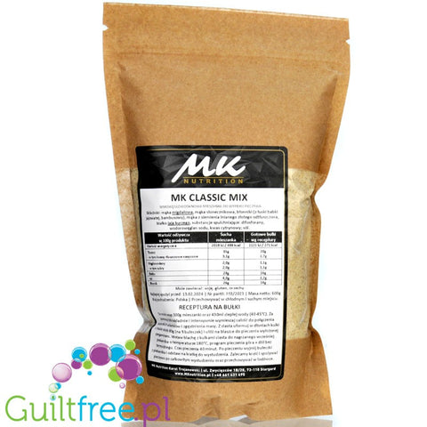 MK Nutrition MK Classic low carb almond keto bread & buns mix 0,6kg