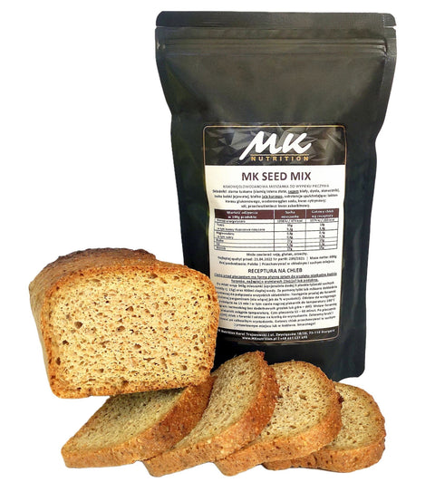 MK Nutrition MK Seed low carb keto bread mix 0,68kg (makes 2 loafs)