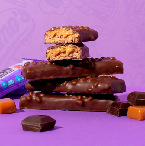 Yummo's Vegan Protein Bar Choc Caramel - wegański baton proteinowy 184kcal i 15g białka