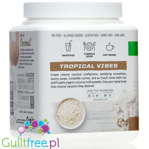 Sunwarrior Harvest Coconut Milk Powder - organiczne mleczko kokosowe w proszku 100%