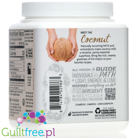 Sunwarrior Harvest Coconut Milk Powder - organiczne mleczko kokosowe w proszku 100%