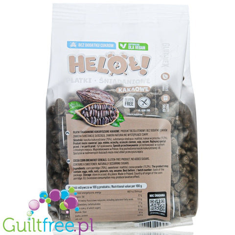 Glutenex Cocoa, sugar free & gluten free breakfast corn cereals